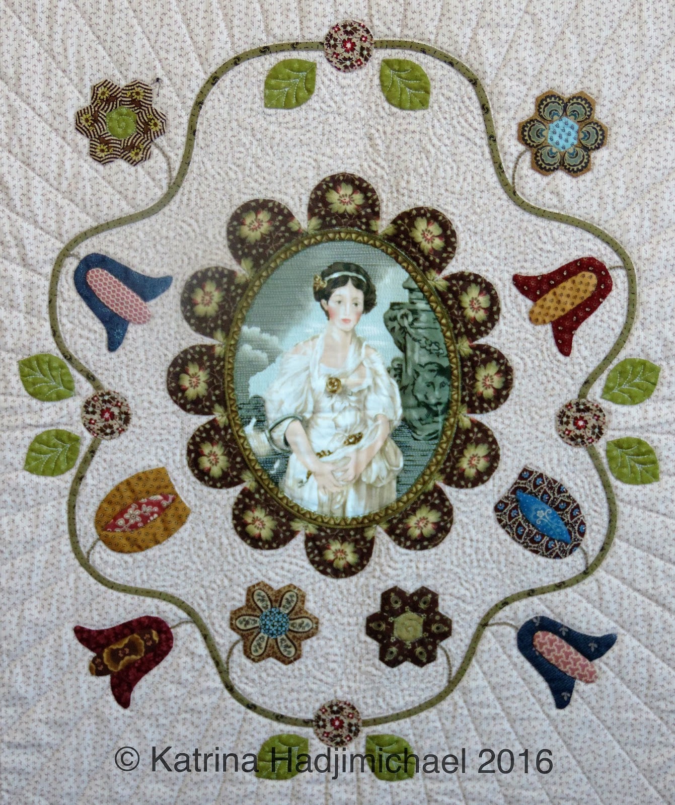 Katrina Hadjimichael's Blog Release of Jane Austen "Pemberlini" Quilt