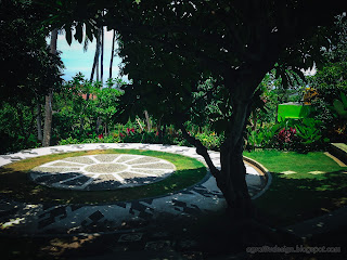 Rest Place With Shady Trees In The Garden Park At Tangguwisia Village, North Bali, Indonesia