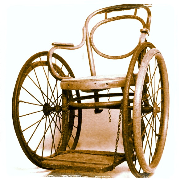 Alter Rollstuhl Antik