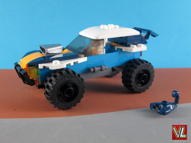 LEGO sets Dois veículos LEGO de corrida rally e todo-o-terreno LEGO sets Dois veículos LEGO de corrida rally e todo-o-terreno