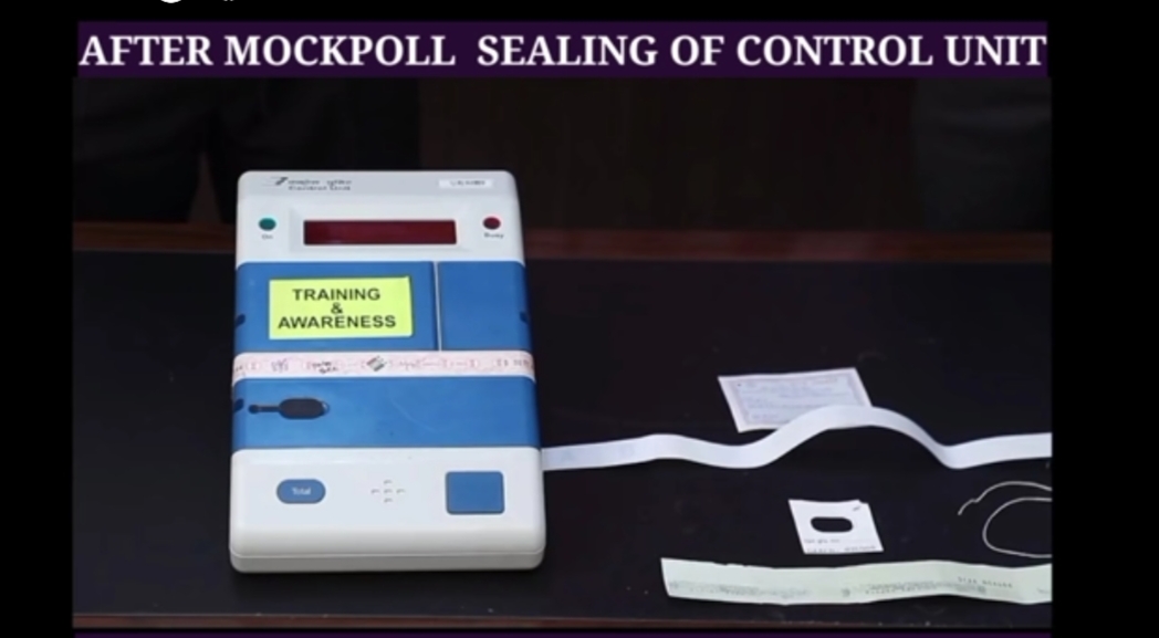 HOW TO SEAL CONTROL UNIT AFTER MOCKPOLL IN TAMIL No.1