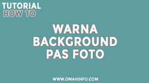 Kode Warna Background Biru dan Merah di Pas Foto Anda