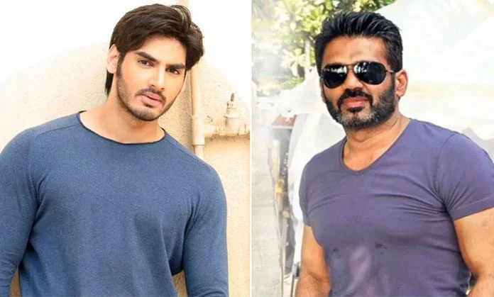 sunil shetty and son