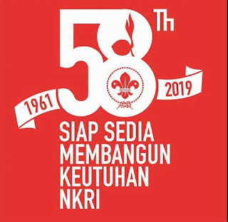 log hut pramuka ke 58 tahun 2019