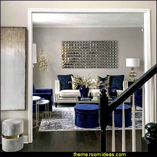 Decorating theme bedrooms Maries Manor glam living room decor glam