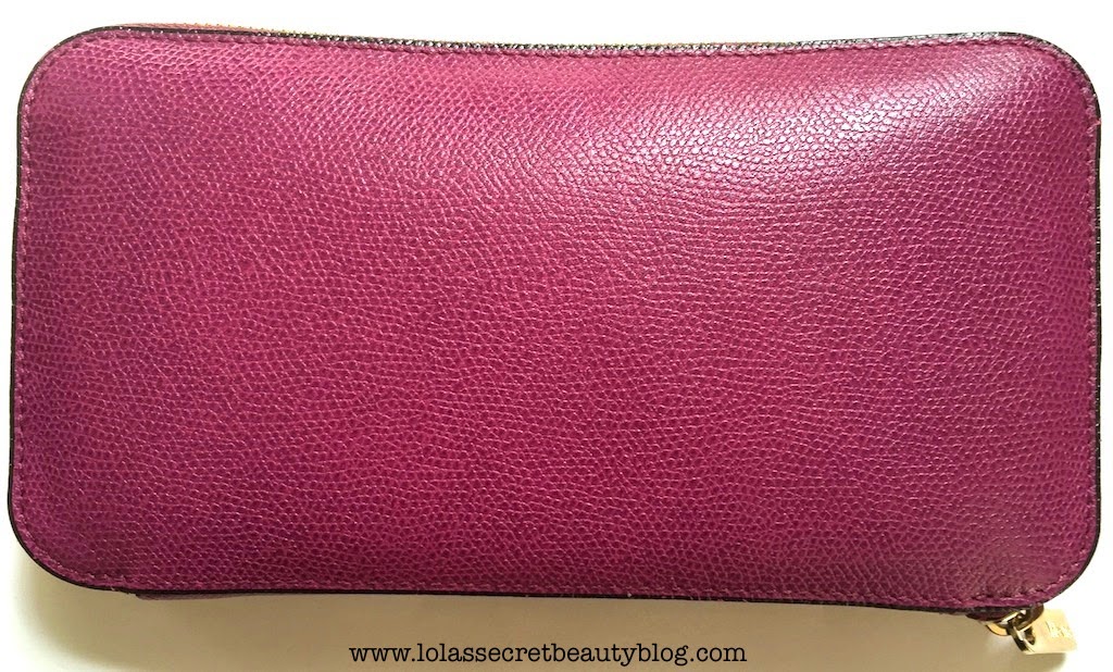 lola's secret beauty blog: Valextra Zip Around Wallet in Malva Purple ...