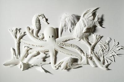 Paper Sculpture Sea Creatures Spectacular Paper Sculptures Advanced Craft : Amazing Paper Sculptures Ideas