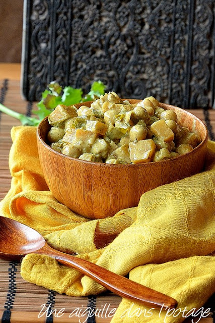 Curry-pois chiches-rutabaga-kale-lait de cooc