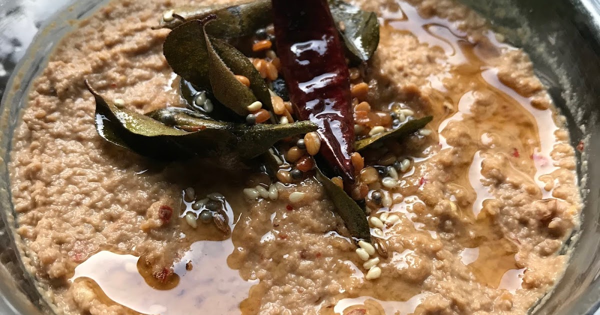 Recipe : Andhra Style Peanut Chutney (Vegan / Keto)