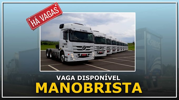 Transportadora Conlog abre vagas para Manobrista