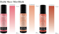 BAIRLYSHEER mist blush shades rose natural apricot face body spray Target Ulta