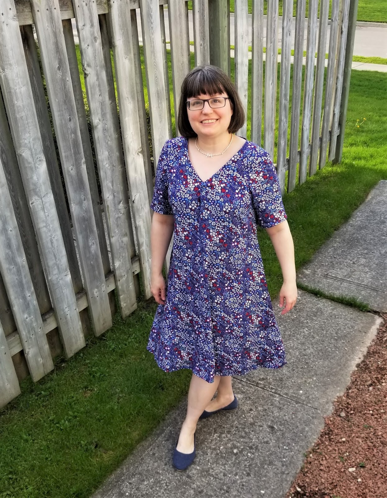Following The Thread: New Look 6340 in sparkling floral rayon