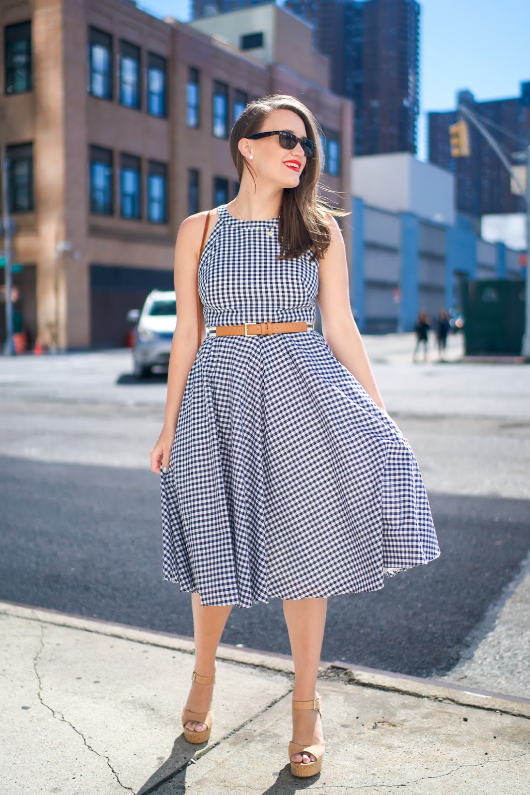 Gingham Fit and Flare | New York City Fashion and Lifestyle Blog ...