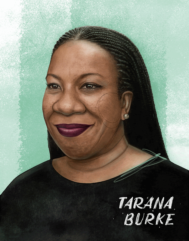 Portrait of Tarana Burke by Dena Cooper