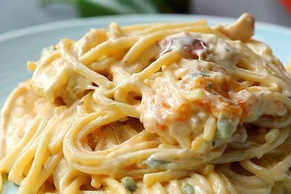 CREAMY CHICKEN SPAGHETTI