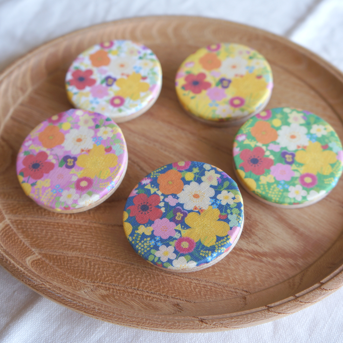 新作「happy garden rondo brooch」出来上がりました♩