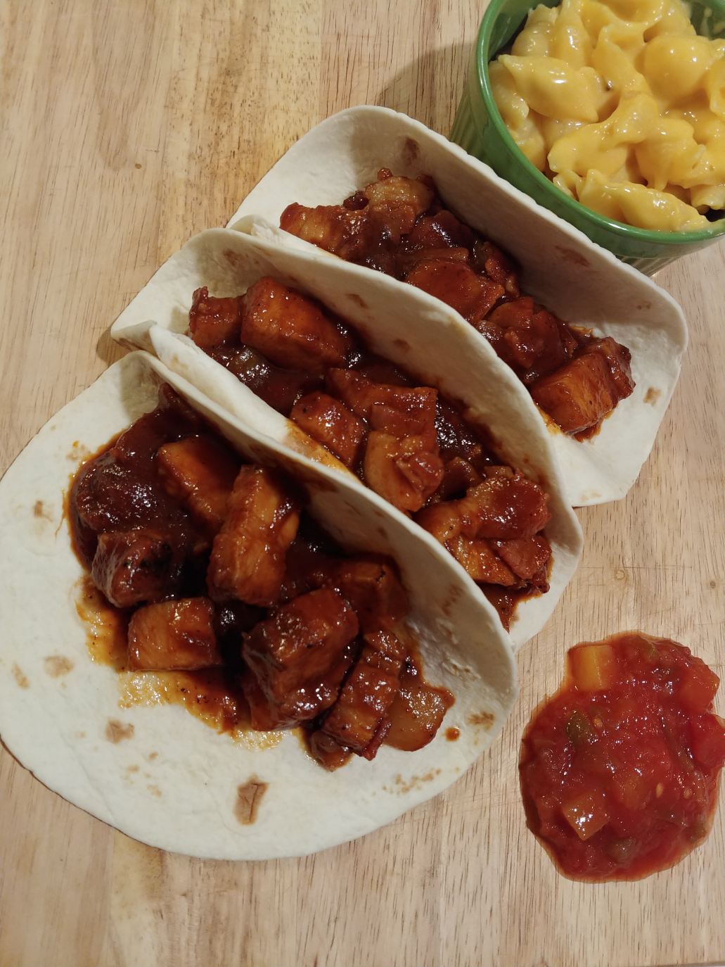 Chef Anonymous BBQ PORK BELLY TACOS
