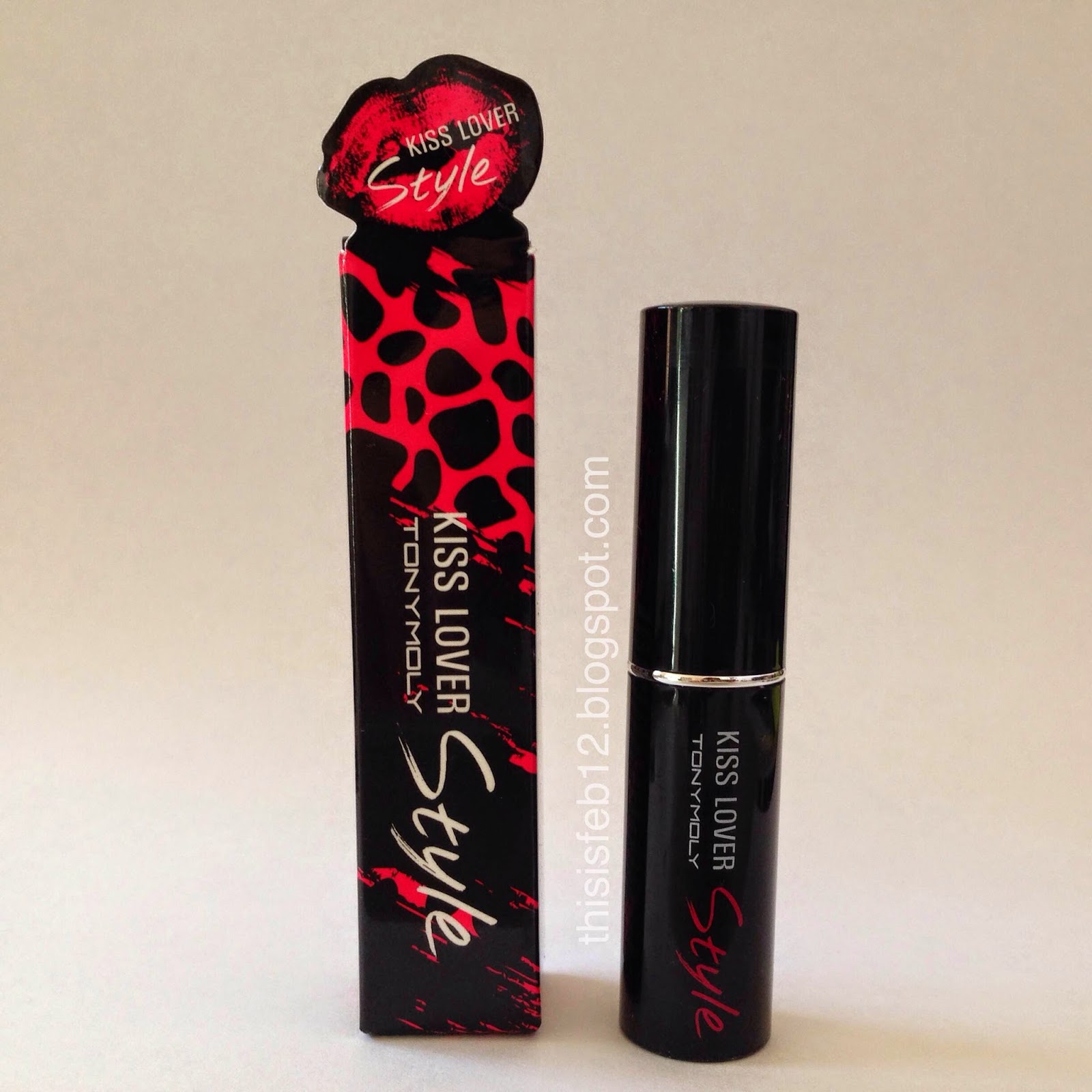 THISISFEB12 Review TONYMOLY Kiss Lover Style Lipstick in Red Bikini