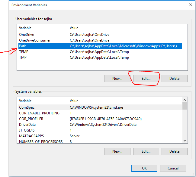 Programming Blog: Add Python(or Java or anything) to Environment variables