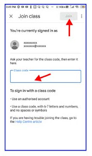 How to join class on google classroom