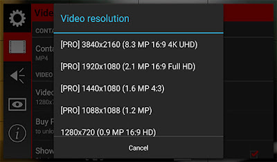 تحميل تطبيق Cinema FV-5 PRO النسخة المدفوعة التصوير بدقة 4K من خلال النسخة المدفوعة من التطبيق