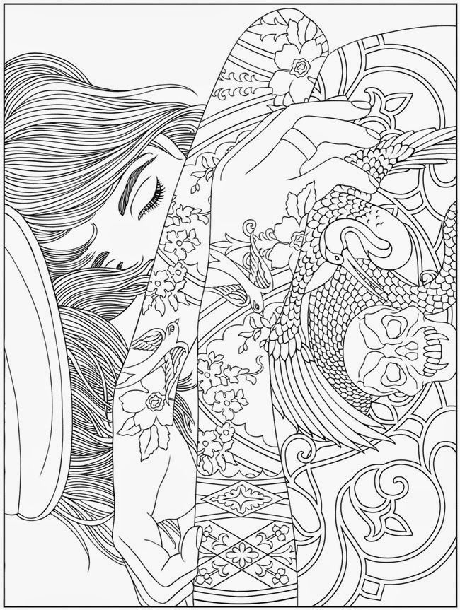 abstract coloring pages for adults - photo #28