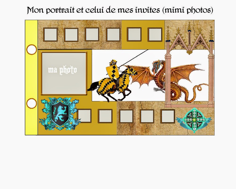 Knights Free Printable Photo Album Oh My Fiesta In English Knights Free Printable Photo Album Oh My Fiesta In English