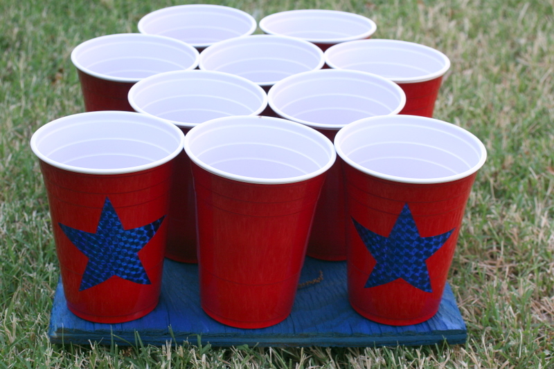 Greene Acres Hobby Farm Patriotic Ping Pong Ball Game