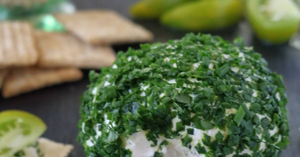 The Galley Gourmet LemonHerb Goat Cheese Ball