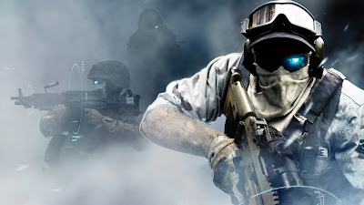Ghost Recon Future Soldier Soldiers with Sunglasses in Smoke HD Wallpaper
