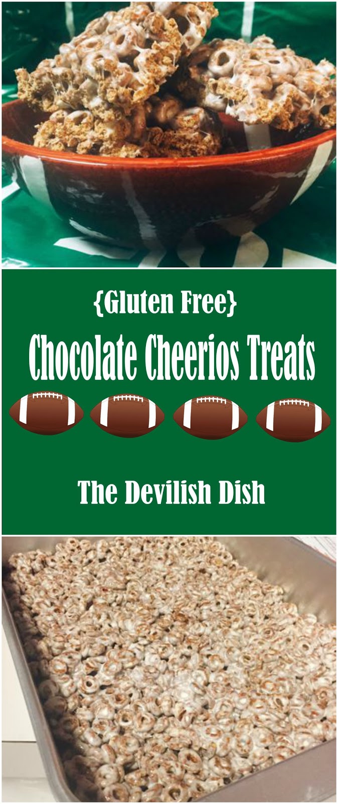 The Devilish Dish {Gluten Free} Chocolate Cheerios Treats