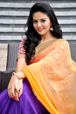 SriMukhi in Saree Photos
