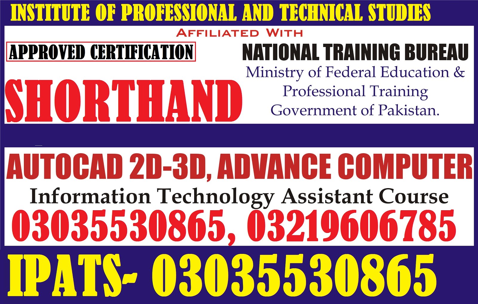 SHORT HAND COURSE IN ISLAMABAD