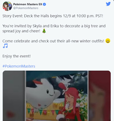 Check Pokémon Masters Holiday Event