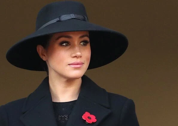 Queen Elizabeth, Kate Middleton, Meghan Markle, the Duchess of Cornwall, the Countess of Wessex at Cenotaph