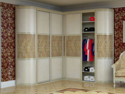 space saving corner wardrobe designs for small bedroom interiors 2019