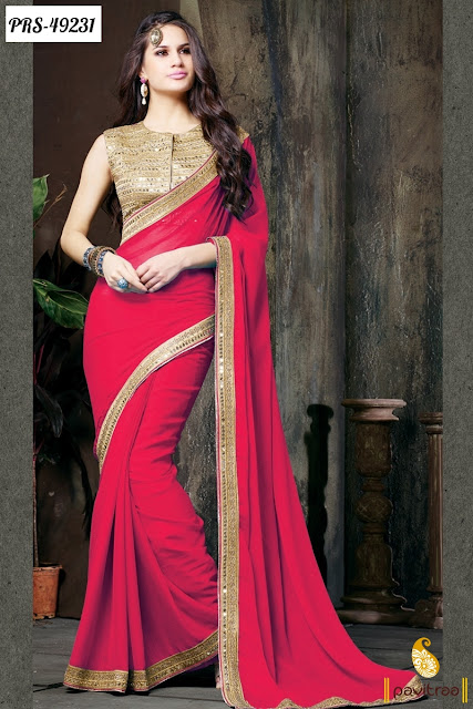 Wedding wear designer saree 2016 online shopping with price