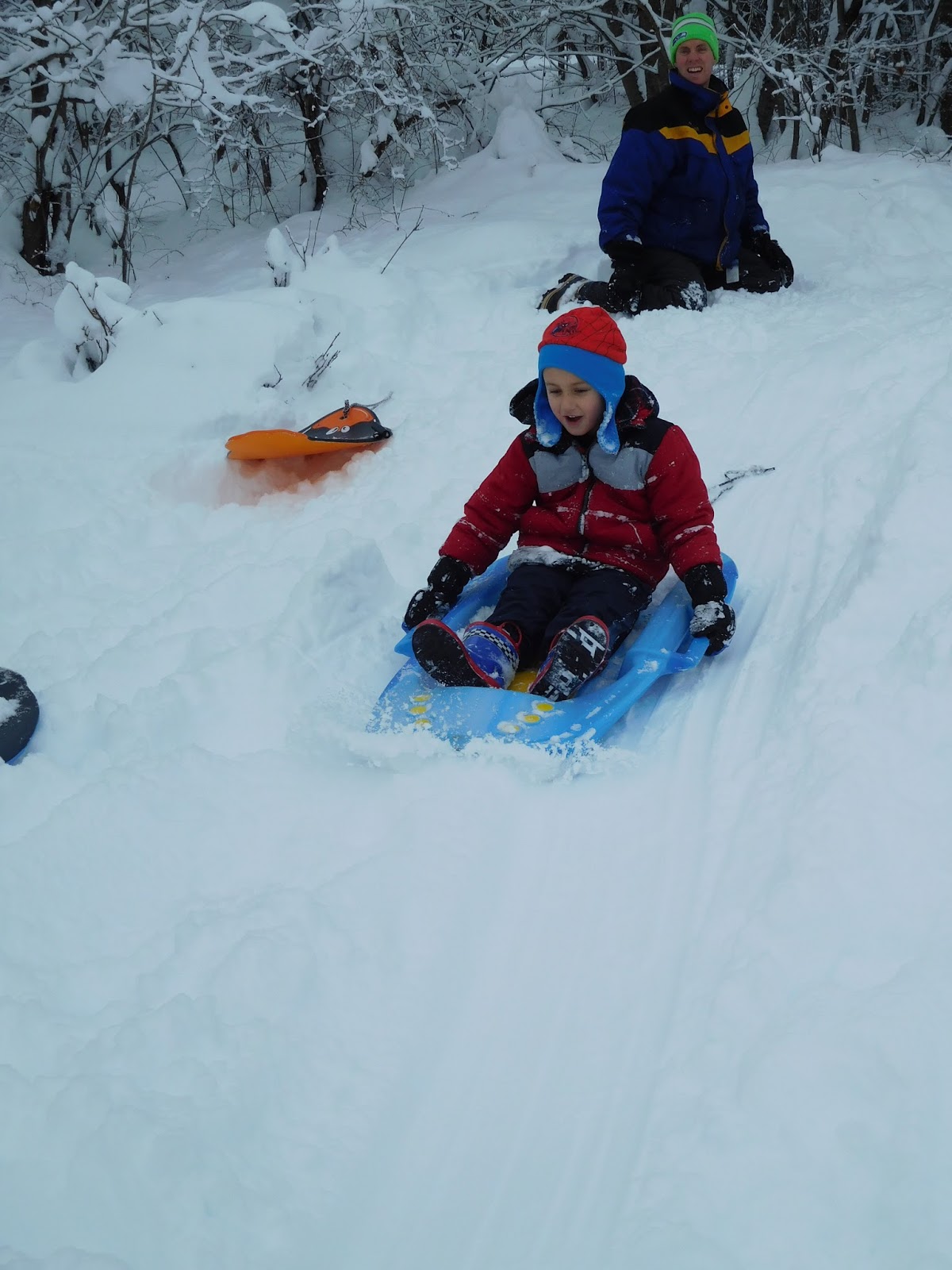Big Sky Brewers Sledding in Leavenworth
