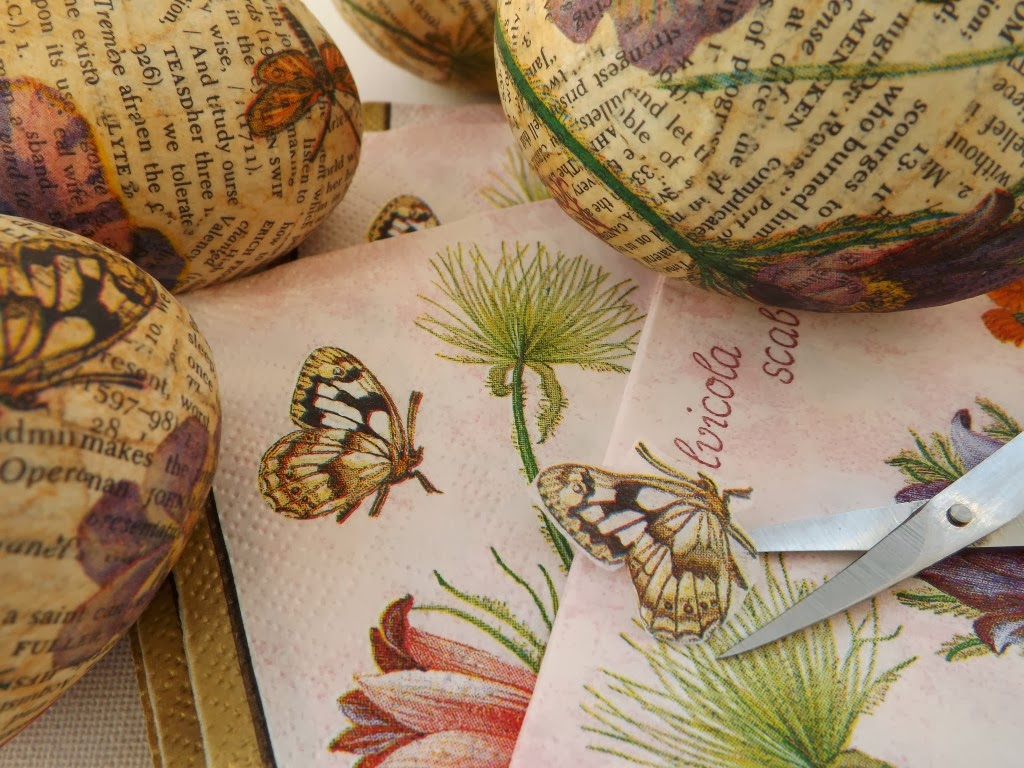 SewforSoul Plastic Eggs Napkin Decoupage Tutorial
