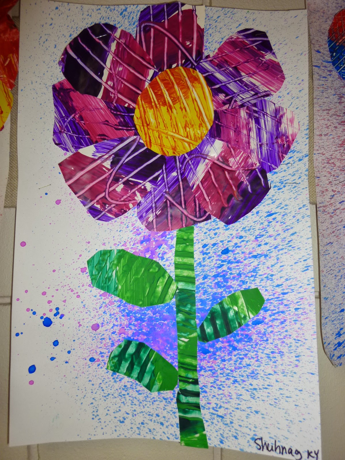 Mrs. Werner's Art Room: Kinder Eric Carle "The Tiny Seed" Paintings