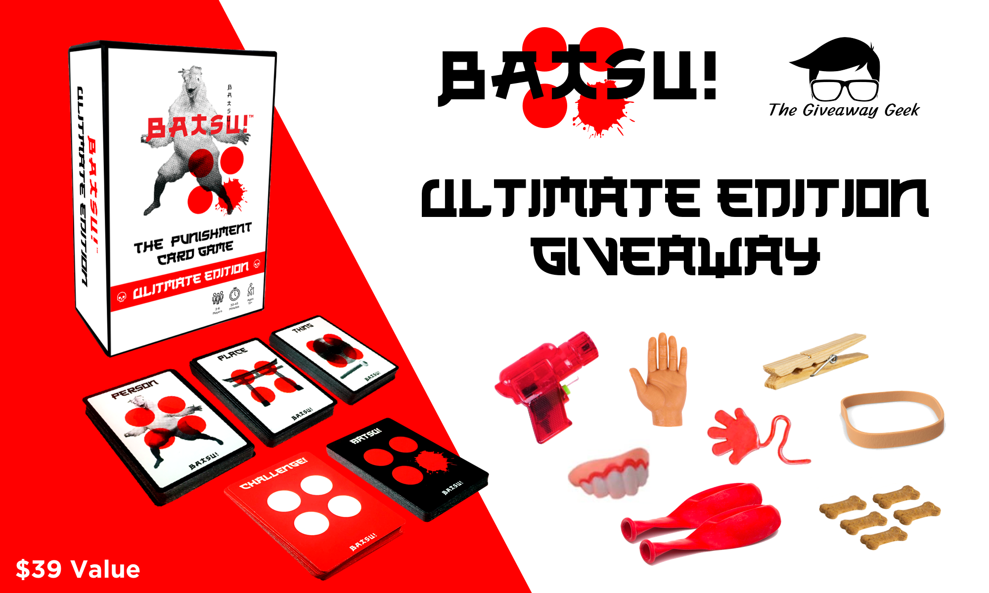 BATSU! The Punishment Card Game Giveaway!