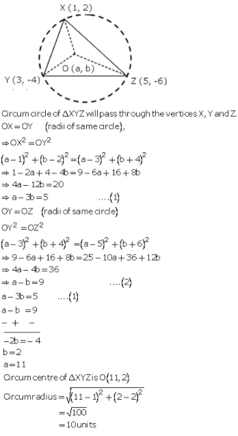 Frank Chapter 12 Distance And Section Formula Solutions Class 10 Maths
