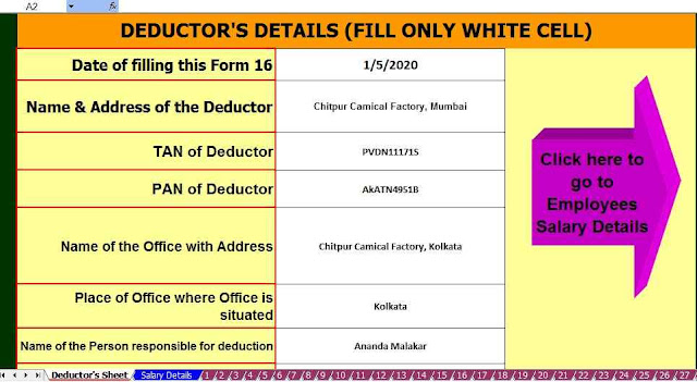 Revised Form 16 Part A and B Form 16 Part A and B