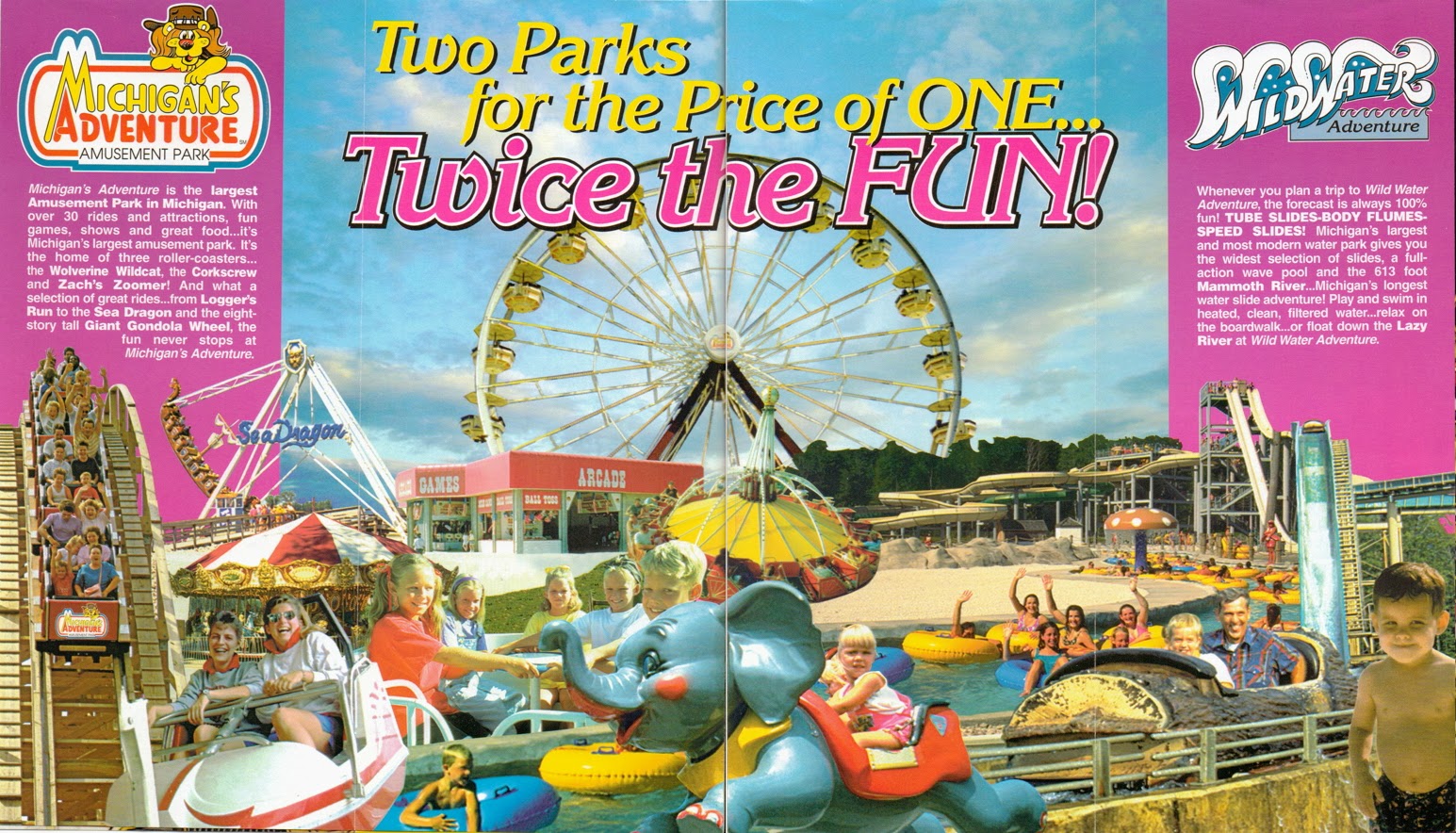 NewsPlusNotes From The Vault Michigan's Adventure 1996 Brochure