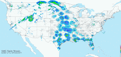 migration bird spring map radar birds seer mountain