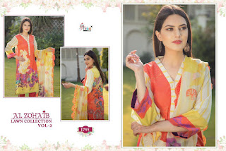 Shree Fab Al Zohaib Lawn Collection vol 2 Pakistani suits catalog