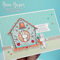 handmade belated birthday card using Stampin Up Cuckoo For You stamp set and bundle, coloured with Stampin Blends alcohol markers. Card by Di Barnes Independent Demonstrator in Sydney Australia colourmehappy sydneystamper