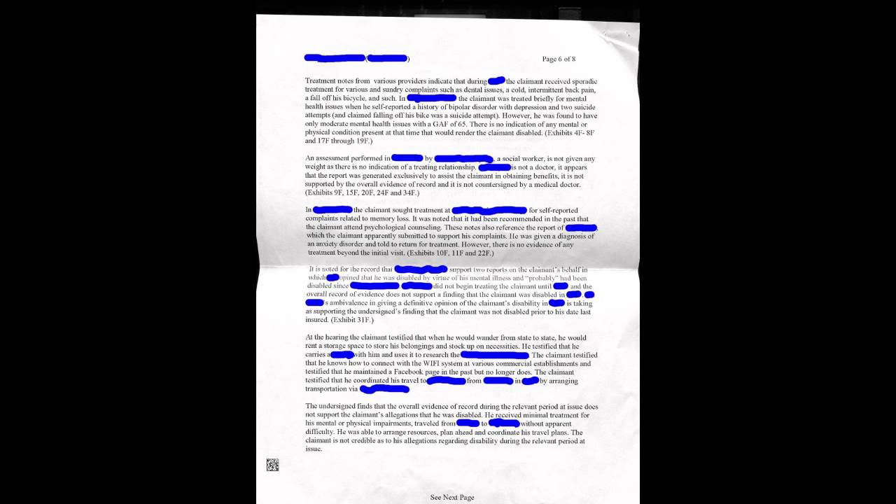 Ssdi Hearing Decision Letter Thankyou Letter