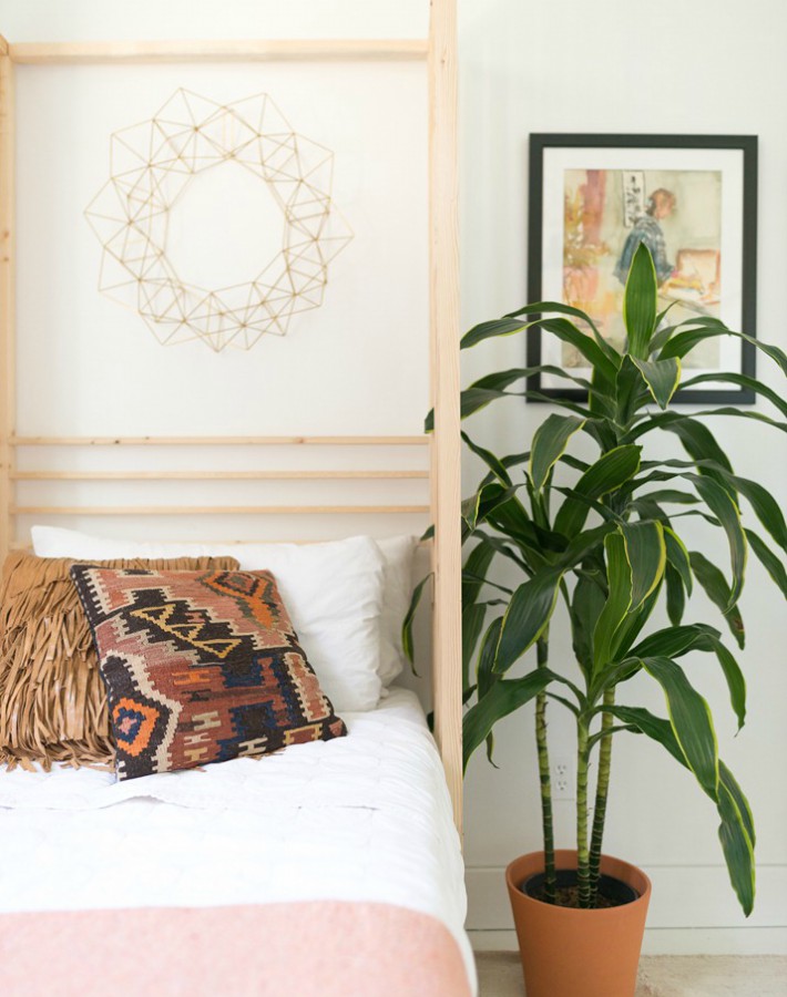 Antes y después de un dormitorio Boho Vintage Antes y después de un dormitorio Boho Vintage