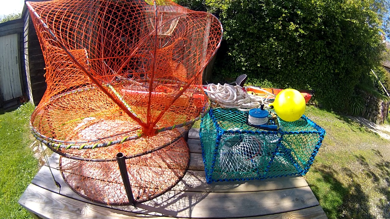 Cornish Shore and Kayak Fisherman Pro Style Crab/Lobster Pots for